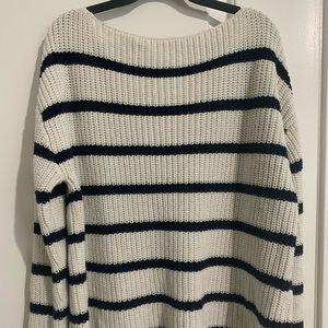 h&m striped sweater